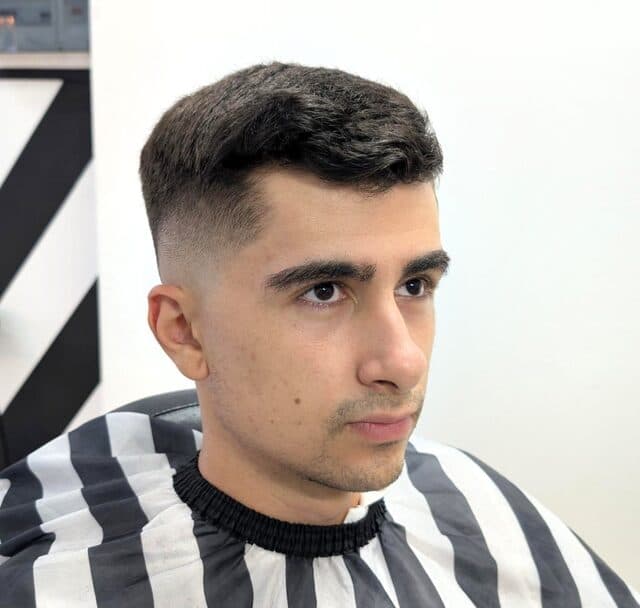 Corte de pelo texturizado con degradado